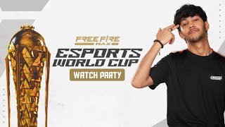 Esports World Cup  Watch Party  PAHADI GAMER Live  Free Fire Max [upl. by Nauht]