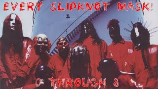 THE ULTIMATE SLIPKNOT MASK LIST 08 [upl. by Aittam]