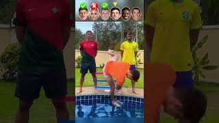 Güler VS Lehmann VS Kroos VS Gavi VS Vini VS Ronaldo  Water Jump Challenge [upl. by Stefan]