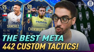 RANK 1 442 FORMATION amp CUSTOM TACTICS FOR FIFA 23 ULTIMATE TEAM [upl. by Erreid]