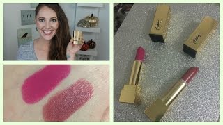 YSL Rouge Pur Couture Lipsticks [upl. by Esinned]