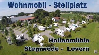 Wohnmobil  Stellplatz Stemwede Levern NRW  womoclickde [upl. by Gawen242]