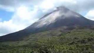 Arenal Volcano Erupting [upl. by Olifoet]