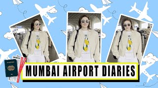 Shefali Jariwala Spotted At Mumbai Airport [upl. by Anson474]