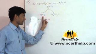 Find a point on the x axis which is equidistant from the points 7 6 and 3 4 [upl. by Ariel]