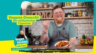 Vegan kochen mit Timo Vegane Gnocchi Rezept mit Caponata [upl. by Oigolue]