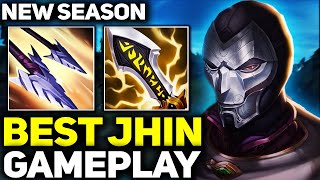 NEW SEASON  RANK 1 BEST JHIN AMAZING GAMEPLAY  League of Legends [upl. by Eah]