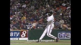 Barry Bonds Home Run Swing Slow Motion 1995113 [upl. by Gibe]