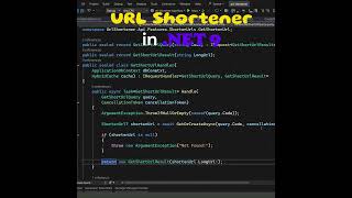 URL Shortener in NET 9 – Quick Overview [upl. by Winstonn]