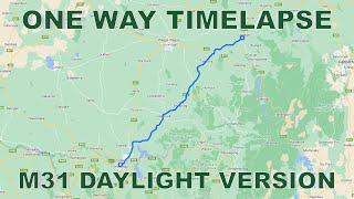 M31  Gundagai South to Wodonga  ONE WAY TIMELAPSE  NSW M Routes TimeLapse Driving 4K [upl. by Moncear]