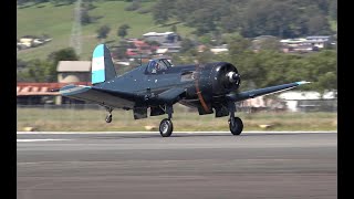 F4u Corsair Takeoff 4K [upl. by Colas]