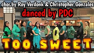 Too Sweet line dance chorby Roy VerdonkNLamp Christopher GonzalesUSA danced by PDCINA [upl. by Granger]