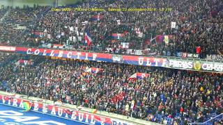 PSG  FC Nantes 22122018  10 L1 J19 57  Animations en Virage Auteuil [upl. by Ahsienom]