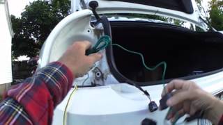 Installing Trailer Wiring Harness on Chevy Malibu [upl. by Illona]