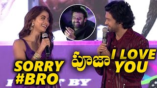 Naveen Polishetty Superb Fun With Pooja Hegde  Radhe Shyam Pre Release Event  TFPC [upl. by Templeton425]