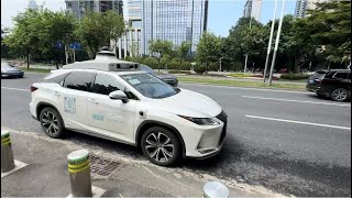 Robot Taxi In China [upl. by Lonier]