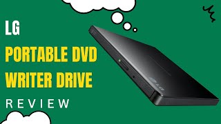 LG GP65NB60 8X USB 20 Super Multi Ultra Slim Portable DVD Writer Drive RW External Drive Review [upl. by Ayana]