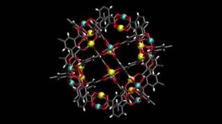 Rotating metalorganic framework MOF cage [upl. by Lattonia]