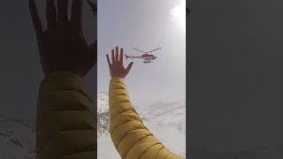 SOS Helicopter Rescue in the Alps switzerland hiking winter backpacking [upl. by Truscott]