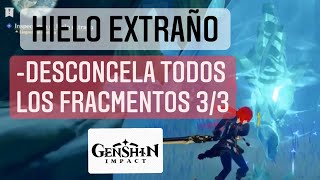 Descongela todos los Fragmentos de Hielo Extraño Genshin impact [upl. by Anelam]