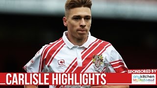 HD HIGHLIGHTS  Stevenage 12 Carlisle  League Two 20162017 [upl. by Anglo]