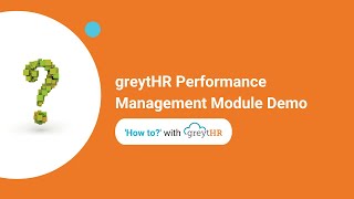 greytHR Performance Management Module Demo [upl. by Nere307]