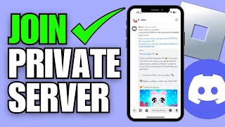 How To Join Roblox Private Server Links on Discord Mobile [upl. by Kemme]