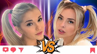 Corinna Kopf vs Breckie Hill  Copycat Controversy [upl. by Smaoht930]