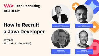 Tech Recruiting Academy  How to Recruit a Java Developer [upl. by Christiansen87]