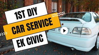 Part 3 of Rebuilding my Honda Civic  First DIY car service and DIY power steering pump change [upl. by Macmillan]