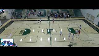 Faribault High vs Mankato West High School Girls JuniorVarsity Volleyball [upl. by Kcirrej]