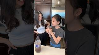 After suggesting my kid drink less ice tea but more water😅 funnyvideo comedy relatable smart [upl. by Lorne]