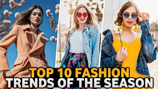 Top 10 FASHION TRENDS of This SEASON  Would You Rock This [upl. by Steen]