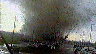 April 26 1991 McConnell AFB Tornado Video USAF [upl. by Rebak]