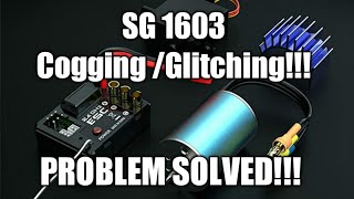 UDI 116 Brushless PRO version NO MORE COGGING GLITCHING HOW TO FIX COGGING STOCK ESC SG 1603 [upl. by Magnuson524]