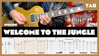 Guns N Roses  Welcome to the Jungle remake  Guitar Tab  Lesson  Cover  Tutorial [upl. by Enad]