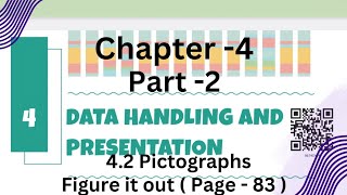 Data Handling and presentation  Part  2  42 Pictographs chapter  4  class 6 math cbse kvs [upl. by Kral12]