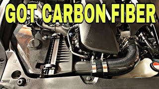 RR RACING CARBON FIBER INTAKE AND HEAT SHIELD INSTALL [upl. by Xenophon270]