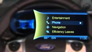 2013 C Max Hybrid Instrument Panel Display [upl. by Agnola]