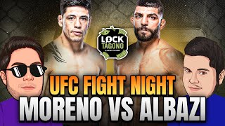 UFC Fight Night Moreno vs Albazi Predicciones y Apuestas 💸🔥  Por Iluminati TV y Eminite [upl. by Oni]