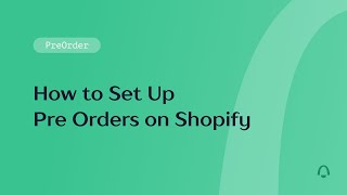 How to Setup Preorders on Shopify  Notify Me [upl. by Constantine]