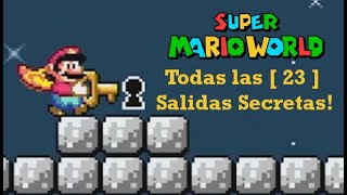 Super Mario World  Todas las Salidas Secretas [upl. by Dviad558]