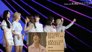 191227 Twice reaction jungkook ads in KBS Song Festival 2019 [upl. by Vivianna]