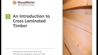 Introduction to Cross Laminated Timber CLT [upl. by Erving]