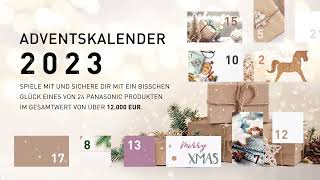 Adventskalender 2023  24 Tage  25 Gewinne  Panasonic [upl. by Sisto]