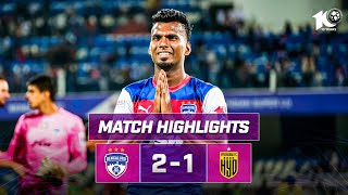 Match Highlights  Bengaluru FC 21 Hyderabad FC  MW 16  ISL 202324 [upl. by Annelg30]