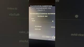 Ps gamertags not taken explore subscribe names ps5 [upl. by Marys391]