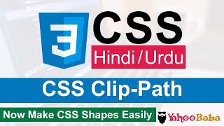 CSS ClipPath Tutorial in Hindi  Urdu [upl. by Byler]