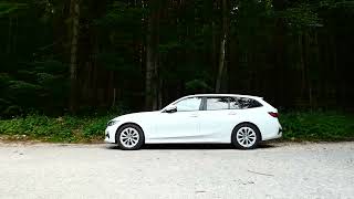 Natur Ausflug mit der NöCard BMW 3er G21 Hohe Wand Fahrt Spaziergang Wandern Alpe Berg Fels Gebirge [upl. by Ardnuyek]