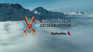 Engadin Skimarathon Trailer 2025 alle Rennen mit Untertitel [upl. by Nnahgiel]